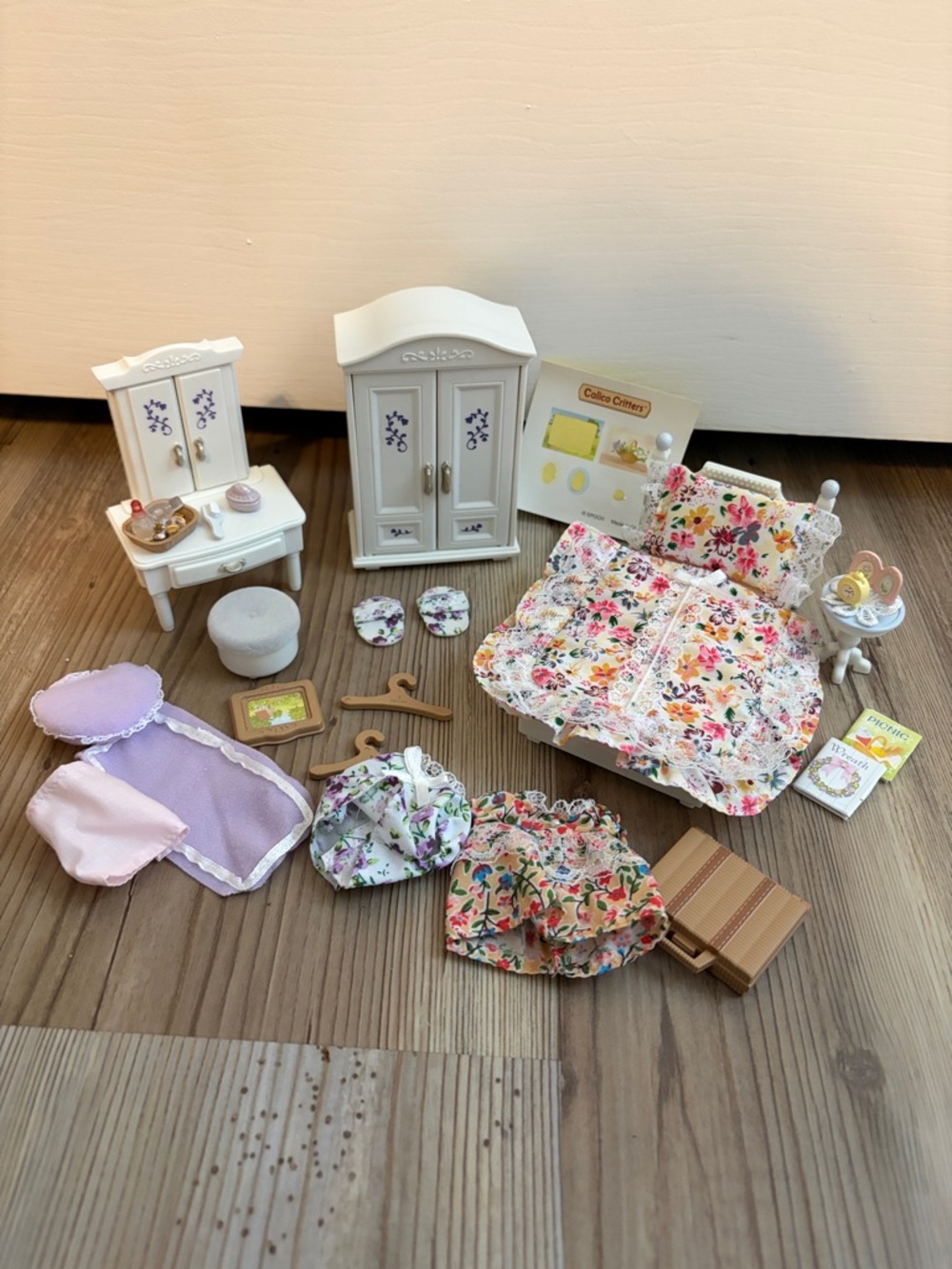 Calico Critters Lavender Girls Bedroom Set - Complete NWOT
